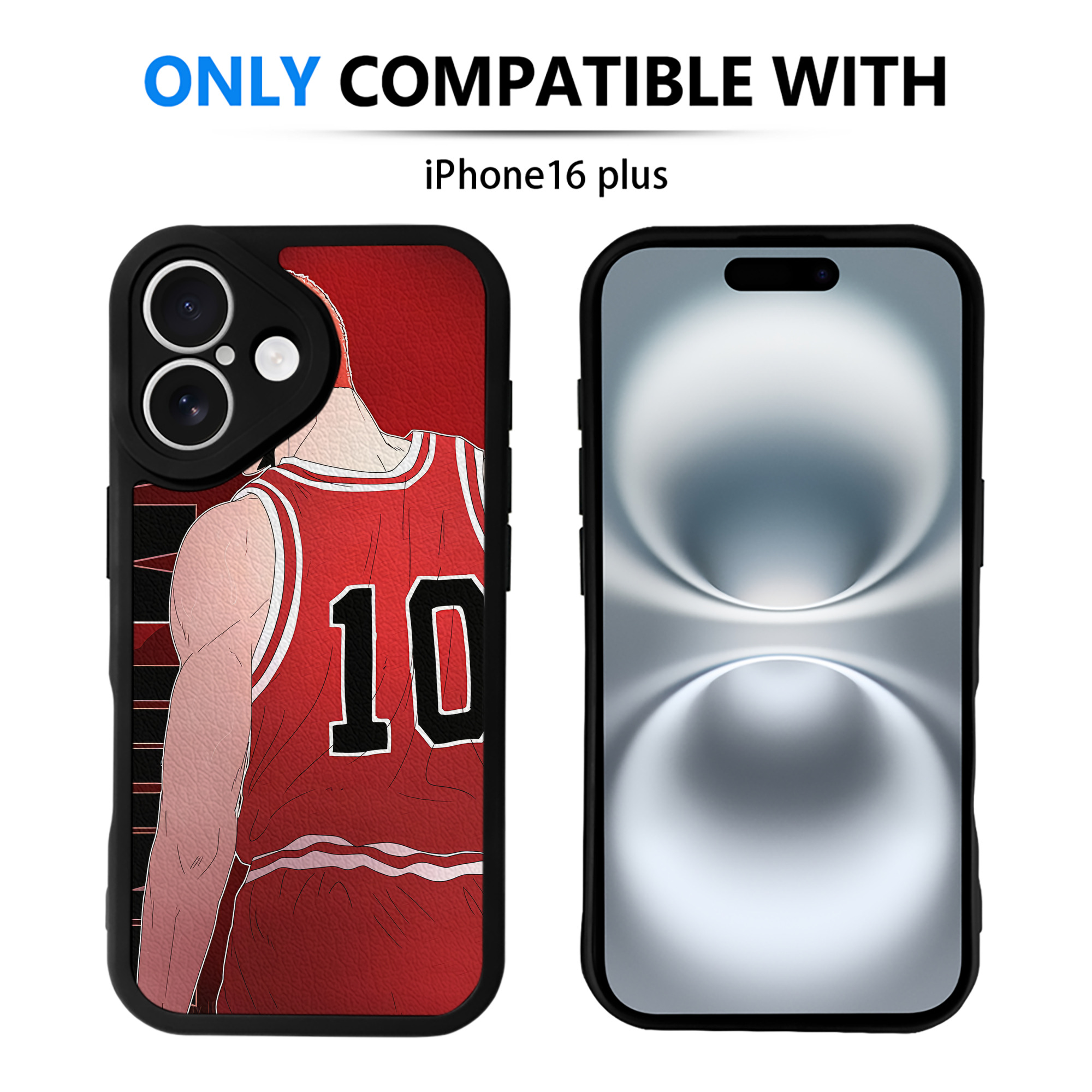 （画像用） SLAM DUNK／スラムダンク 【iPhone 16シリーズ対応】シリコンスマホケース（レザー調） 材質：シリコン